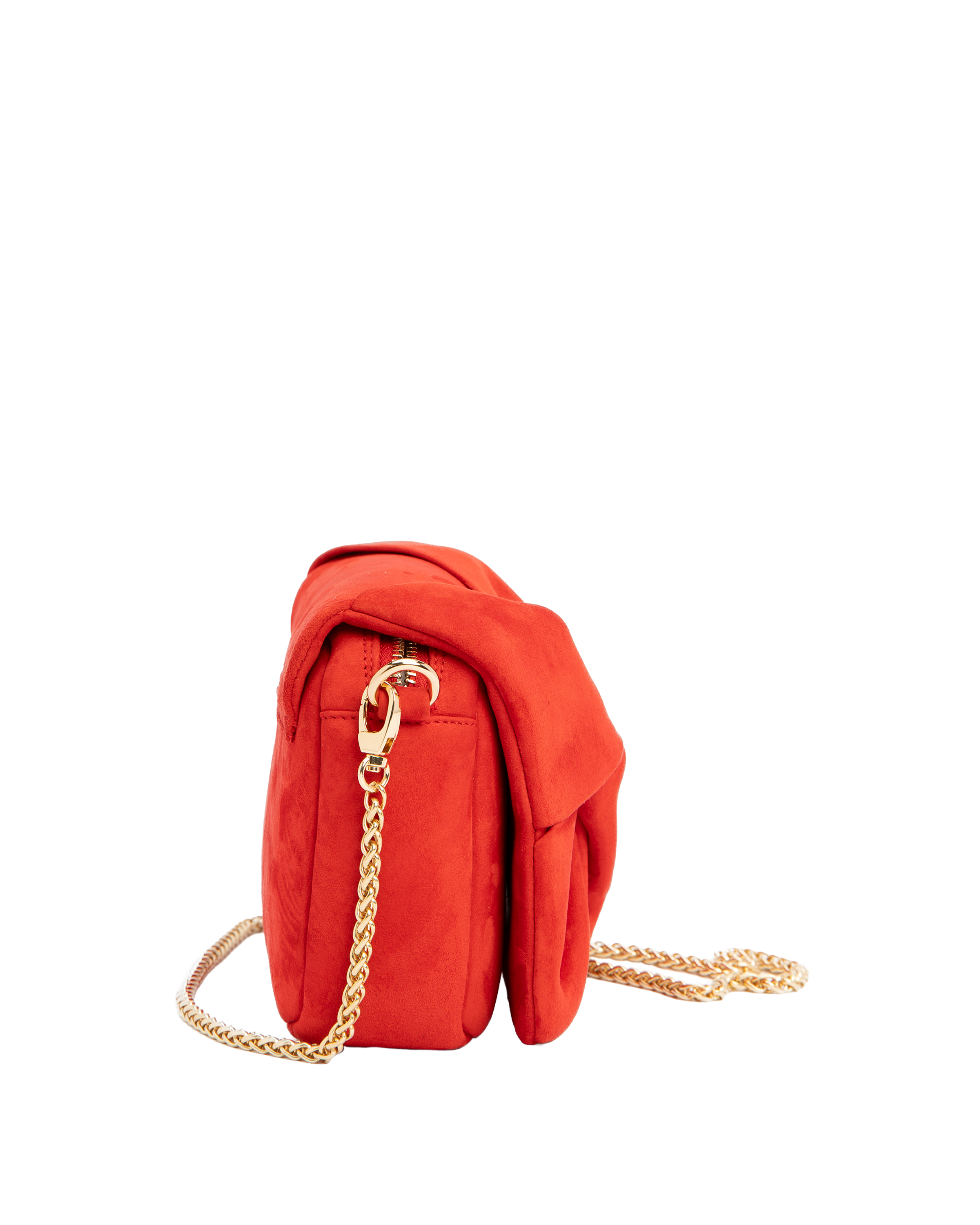 Muse Bow - Goatskin Suede Red