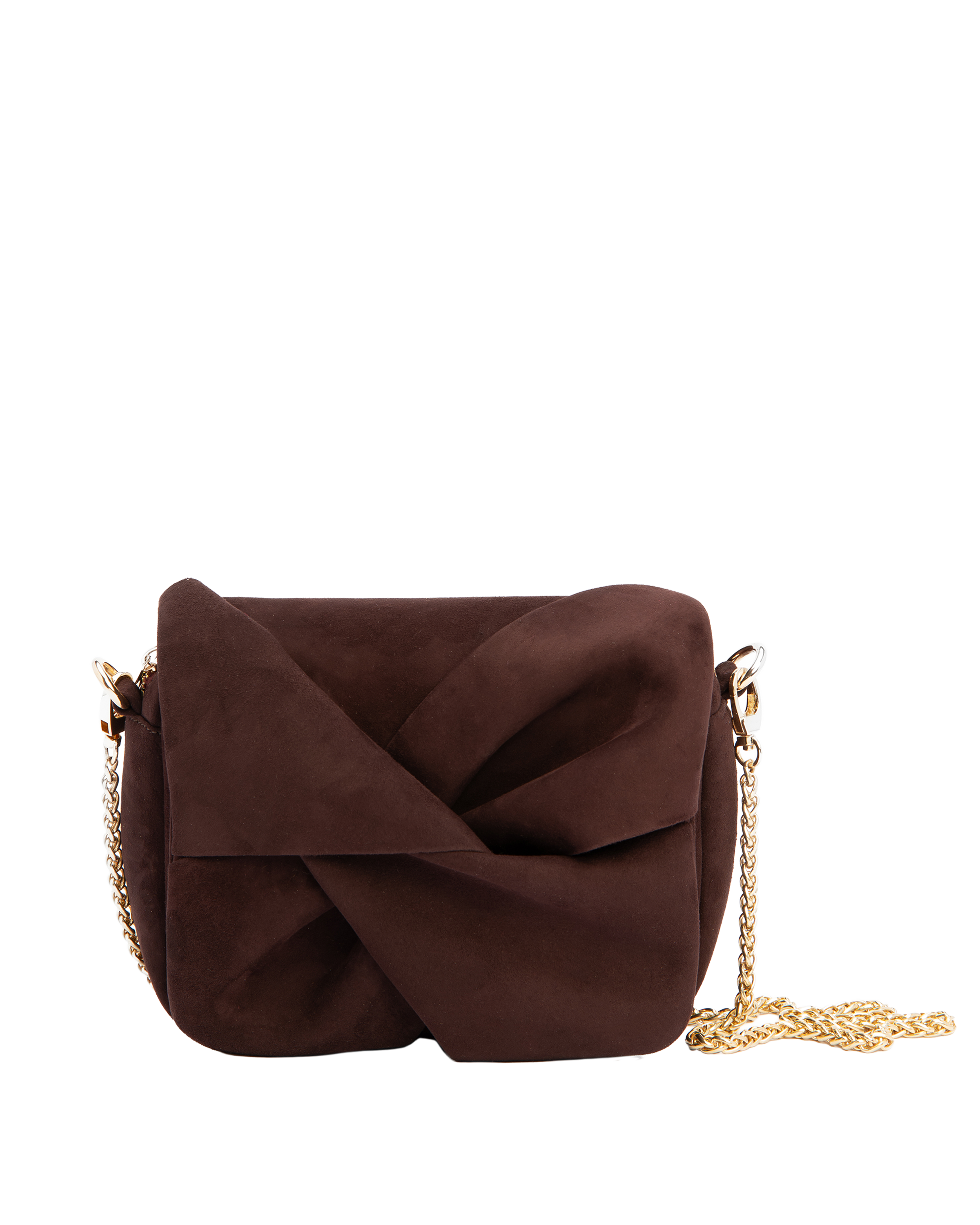 Muse Bow - Goatskin Suede Dark Burgundy