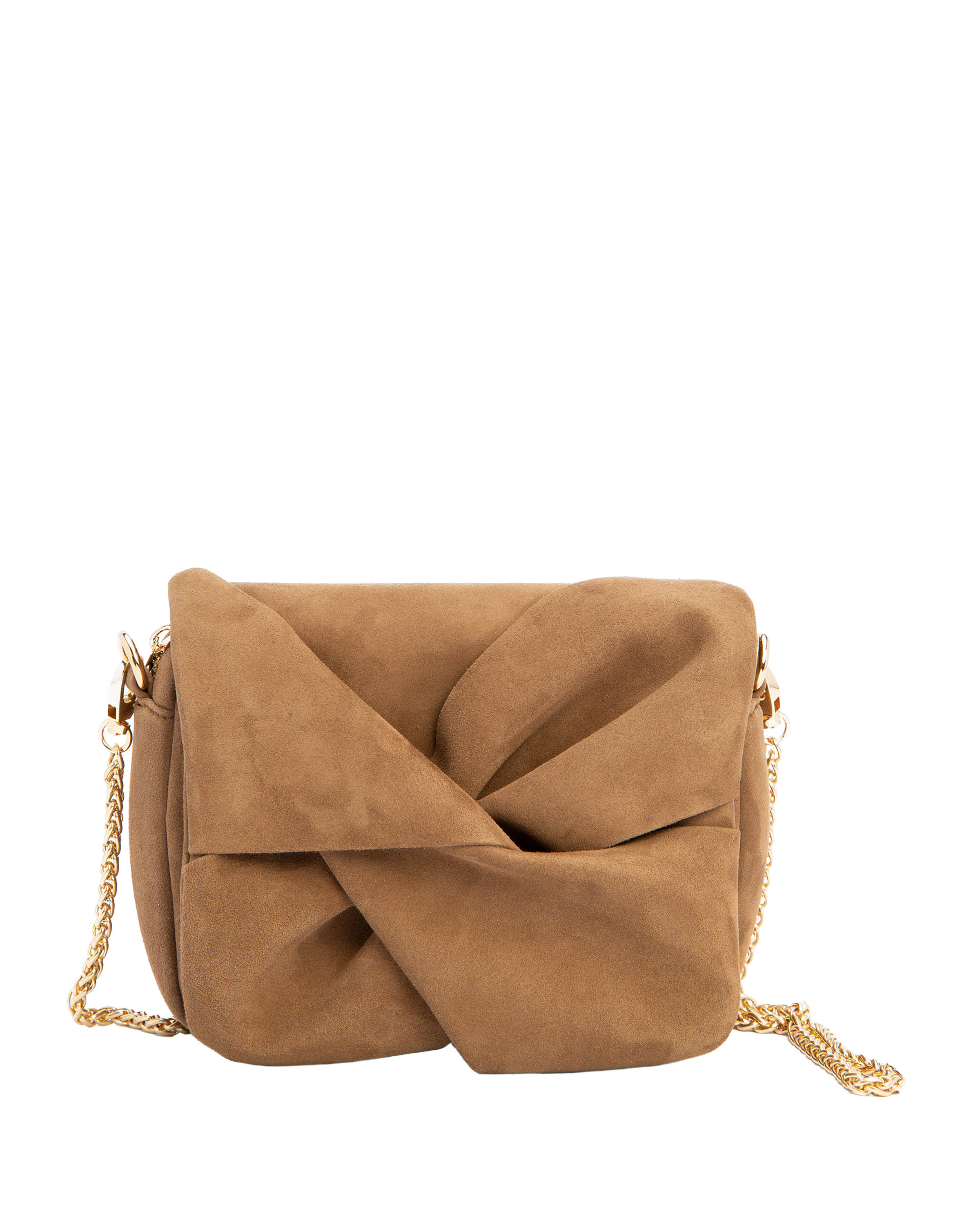 Muse Bow - Goatskin Suede Tan