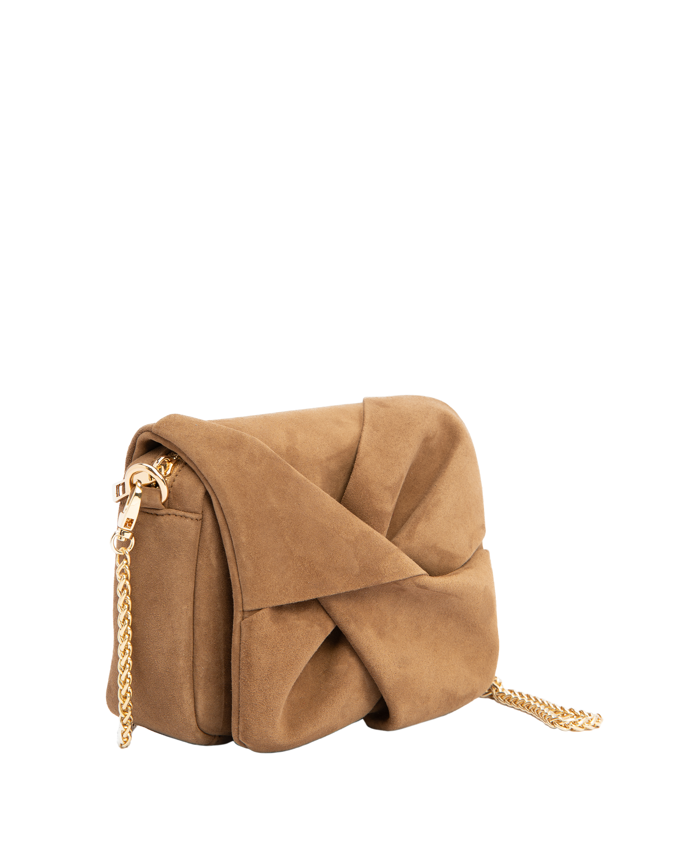 Muse Bow - Goatskin Suede Tan