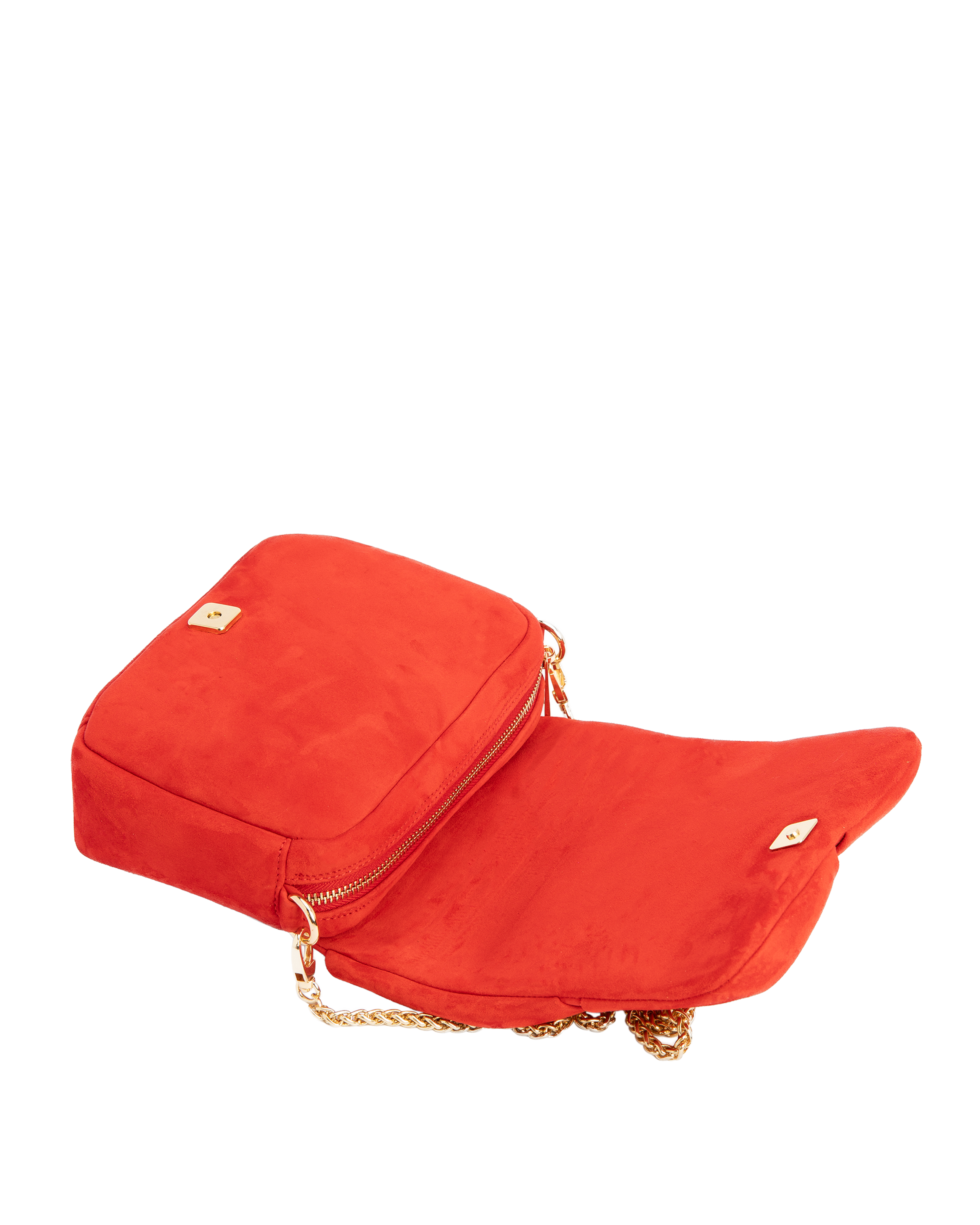 Muse Bow - Goatskin Suede Red
