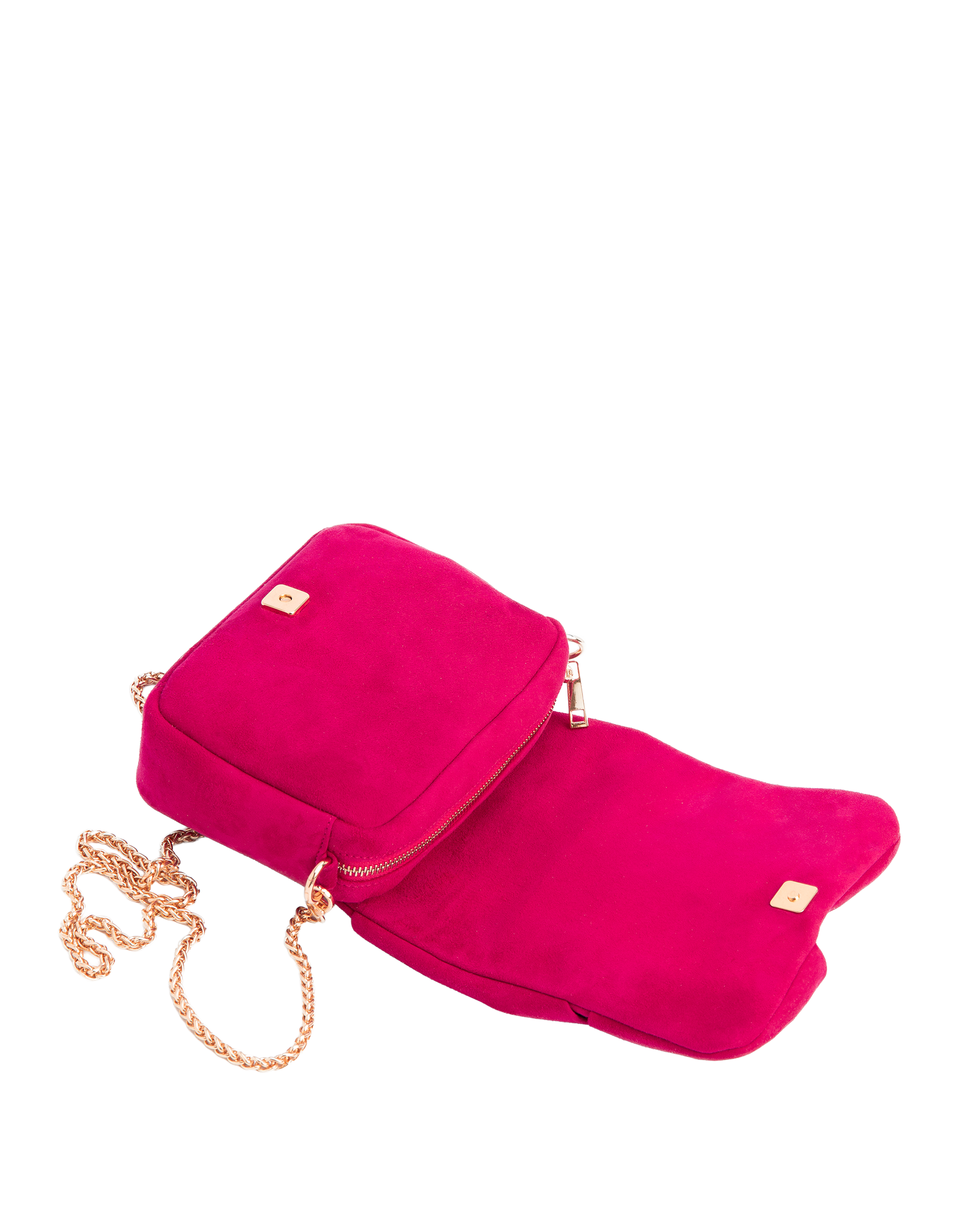 Muse Bow - Goatskin Suede Fuchsia