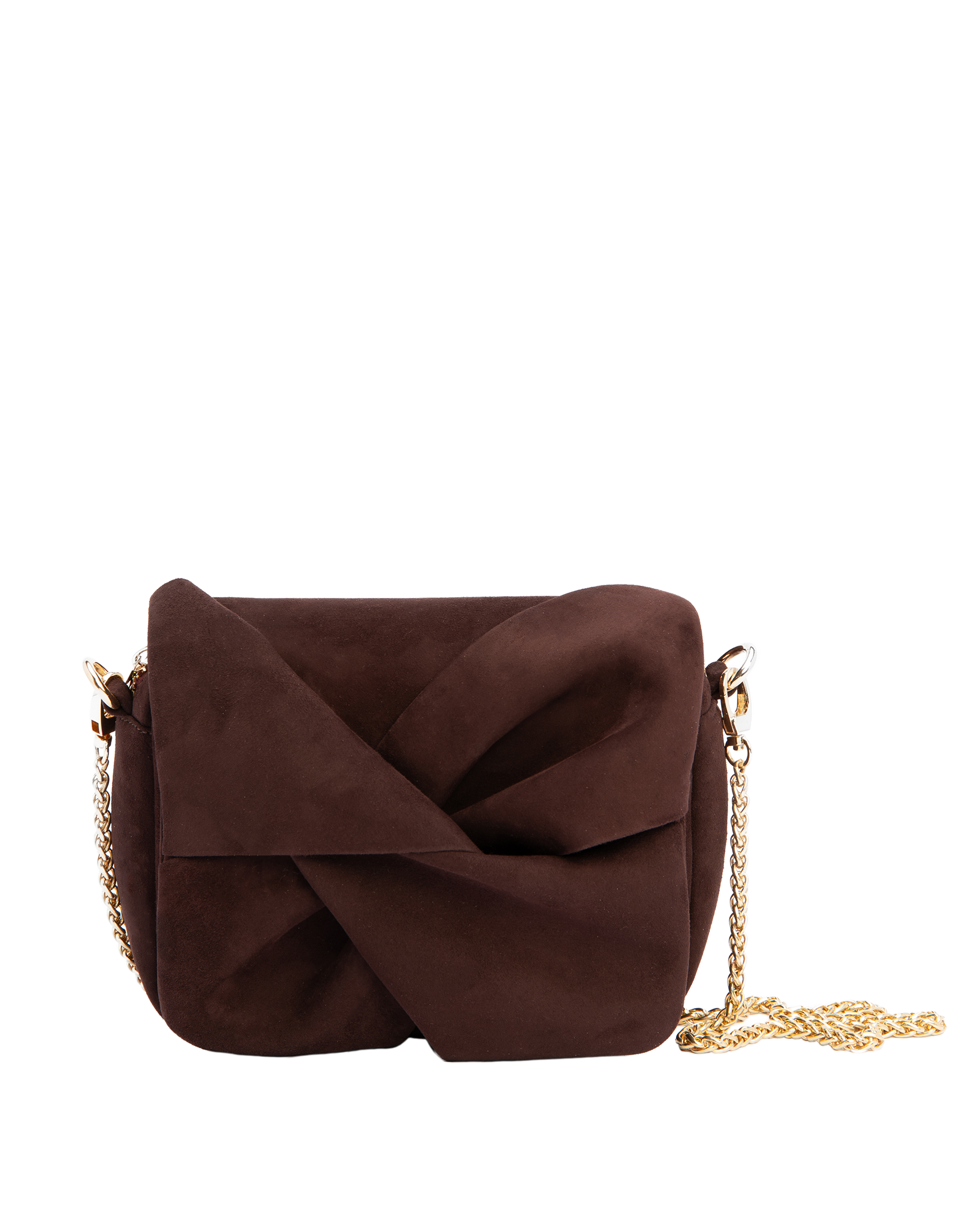 Muse Bow - Goatskin Suede Dark Burgundy