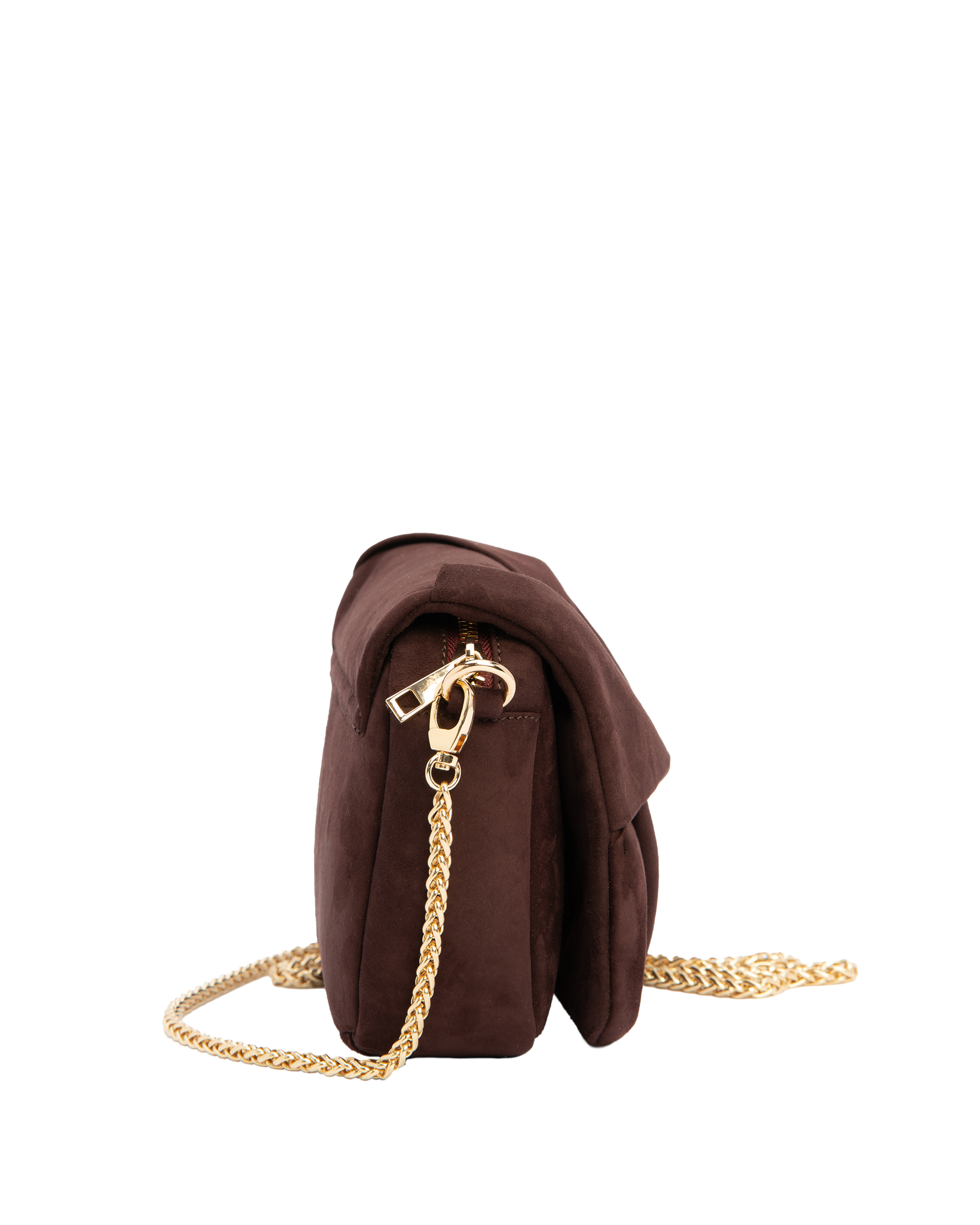Muse Bow - Goatskin Suede Dark Burgundy